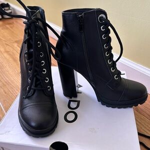Black Aldo Booties
